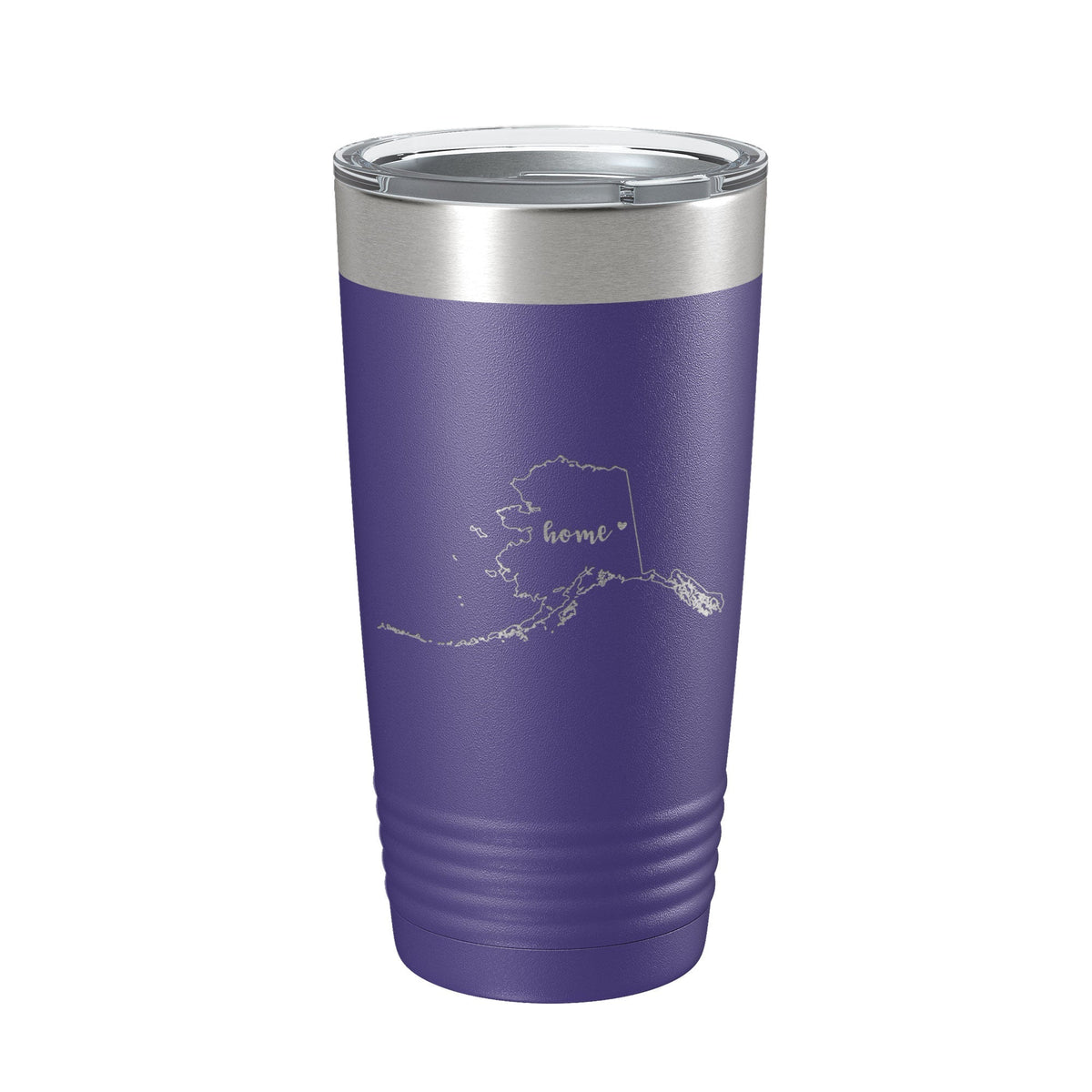 Alaska Tumbler Home State Travel Mug Insulated Laser Engraved Map Coffee Cup 20 oz by CarveBright