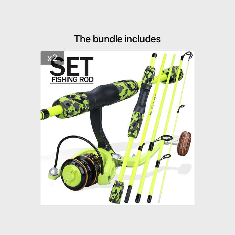 Sougayilang Fishing Rod Set Travel Fishing Combo ForeverGifts's Studio
