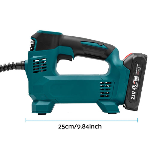 Cordless Portable Tyre Inflator Pump With Battery Charger Suitable For Makita 18V Battery by MAXCOOL