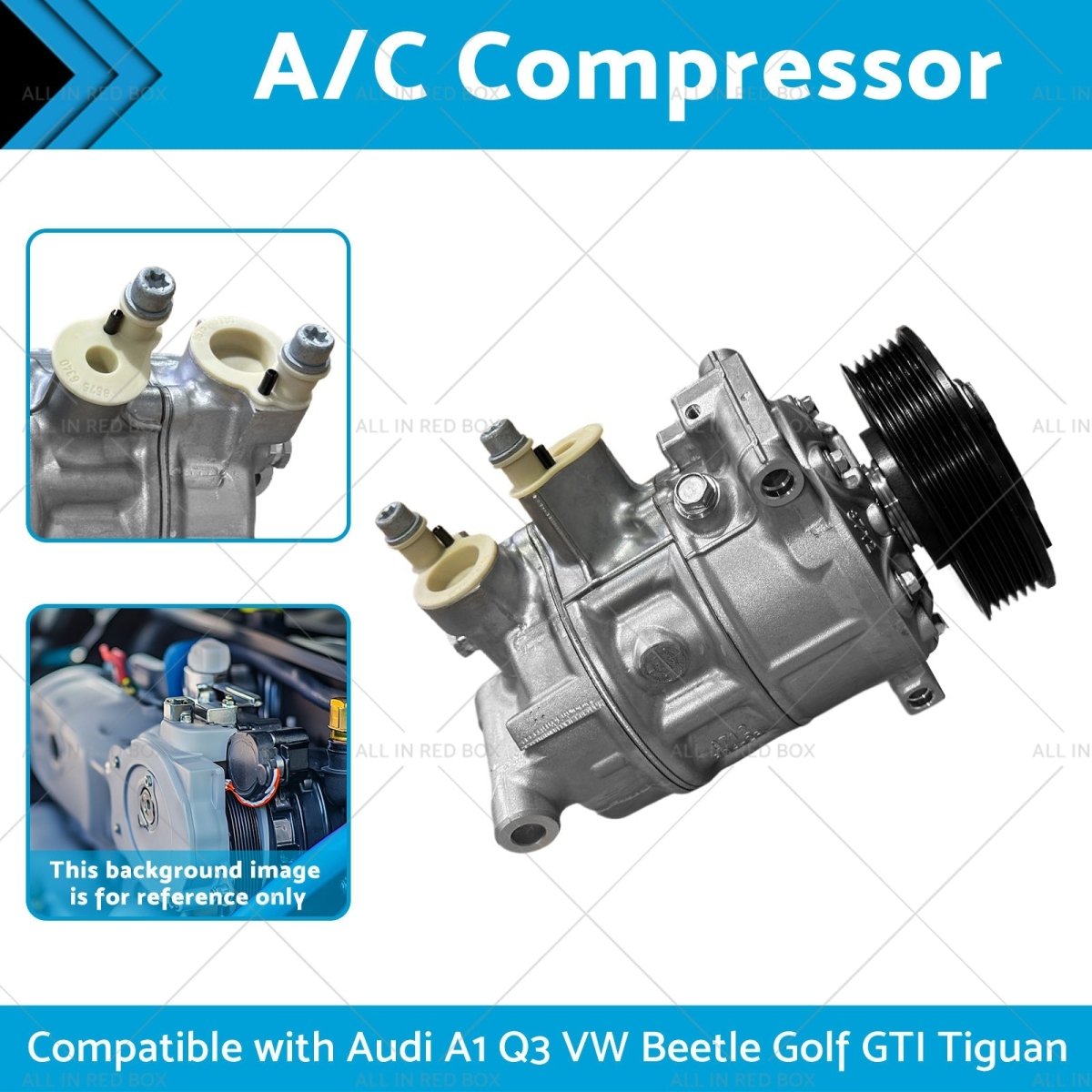 A or C Compressor Suitable for Audi A1 Q3 VW Beetle Golf GTI Tiguan 5Q0820803Q Kaka Auto Parts