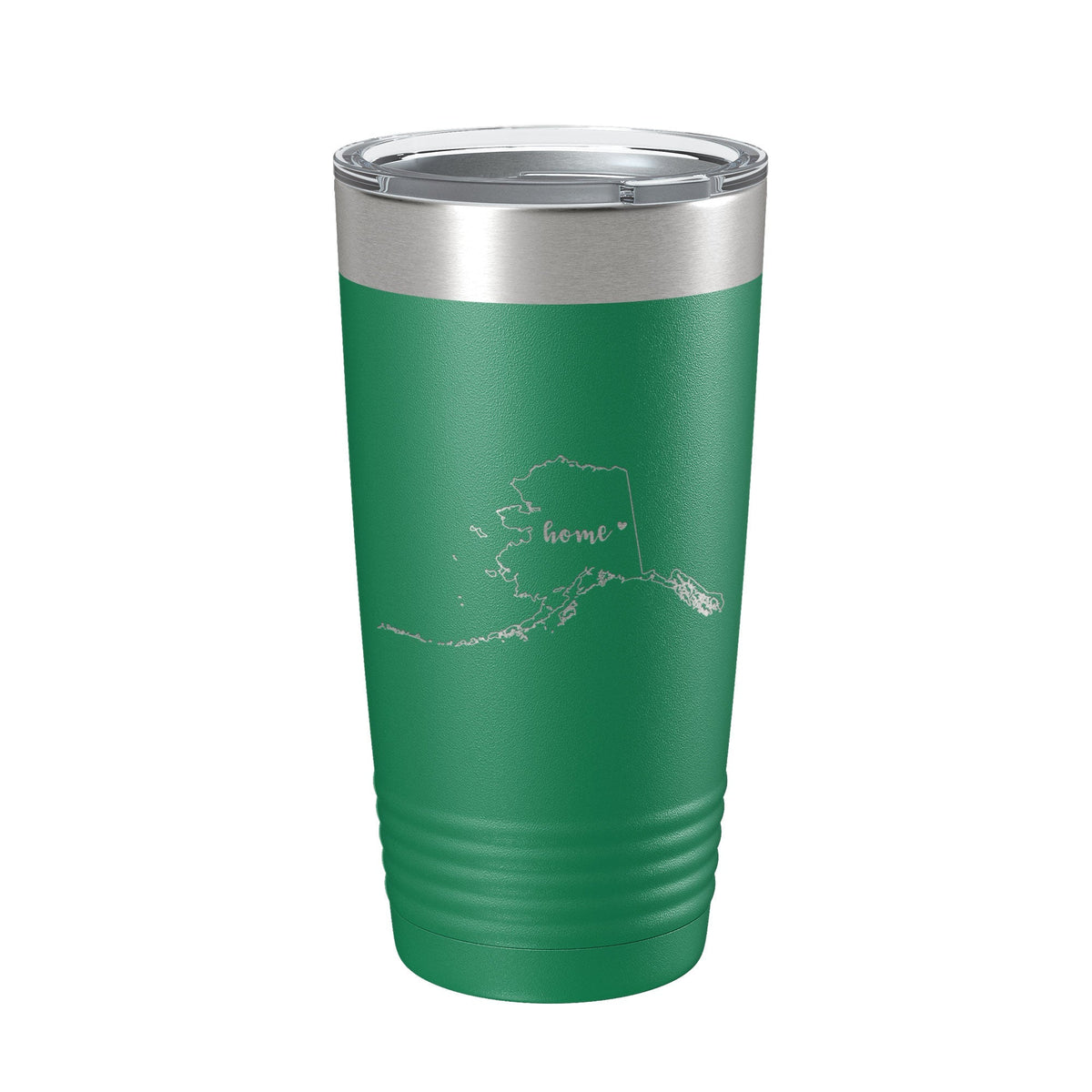 Alaska Tumbler Home State Travel Mug Insulated Laser Engraved Map Coffee Cup 20 oz by CarveBright