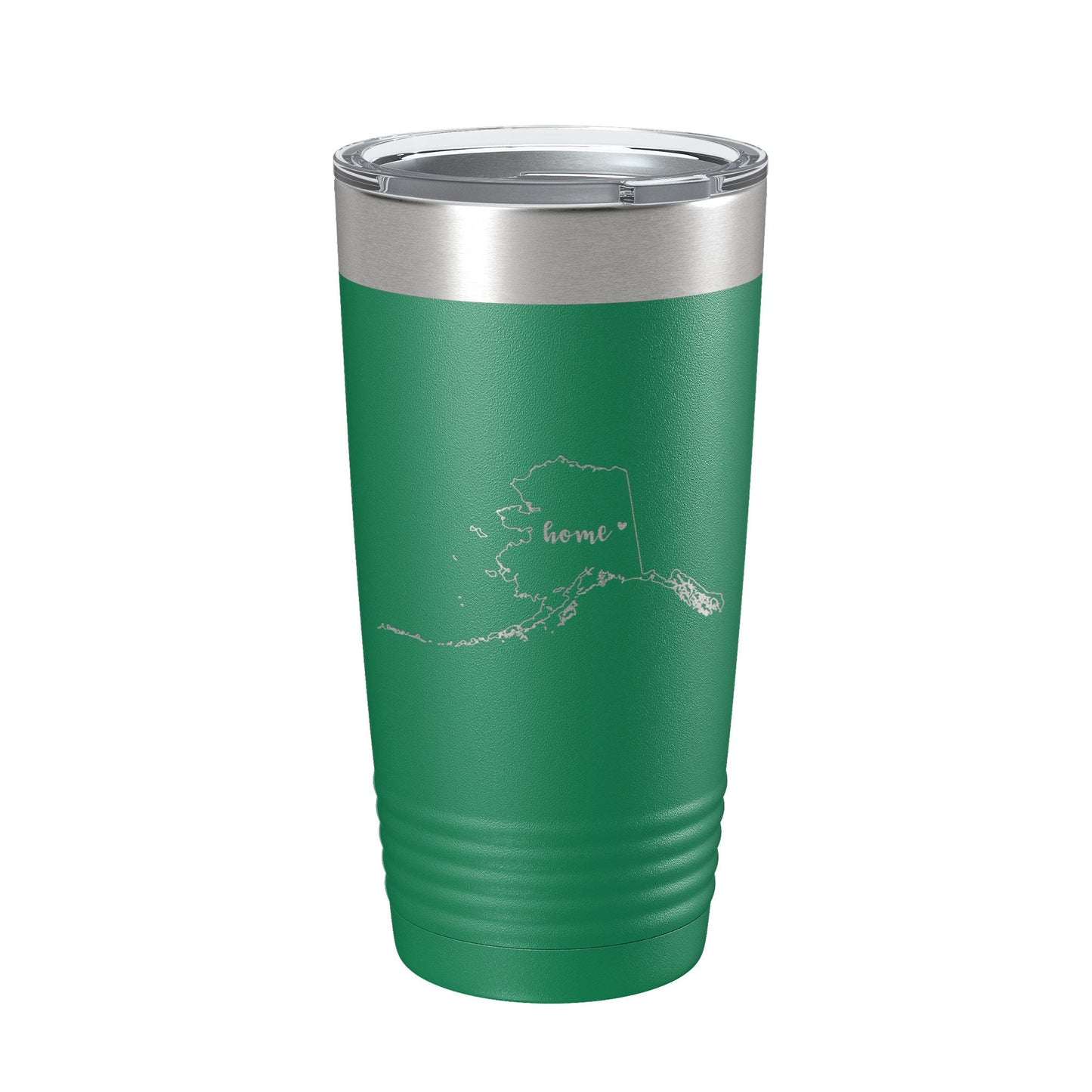 Alaska Tumbler Home State Travel Mug Insulated Laser Engraved Map Coffee Cup 20 oz by CarveBright