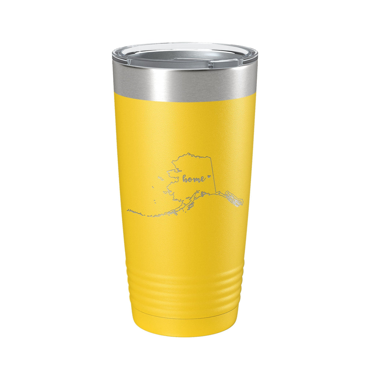 Alaska Tumbler Home State Travel Mug Insulated Laser Engraved Map Coffee Cup 20 oz by CarveBright