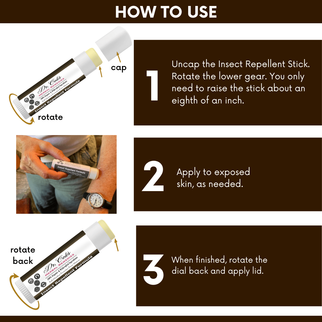 Dr. Cole's Insect Repellent Stick SixPak Cole Herbals
