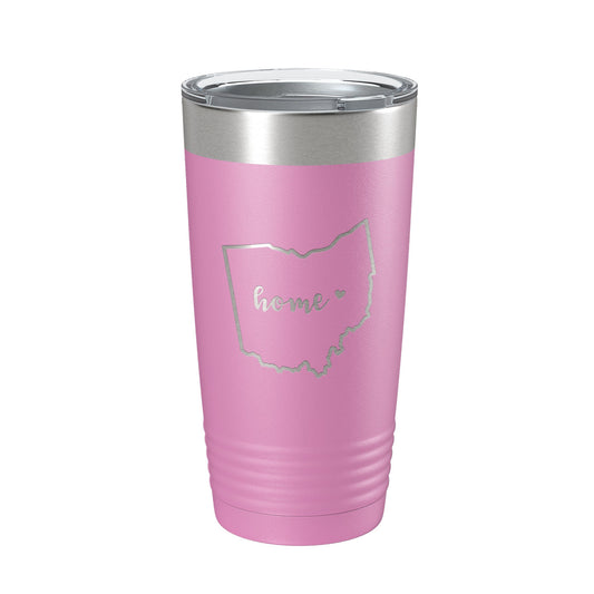 Ohio Tumbler Home State Travel Mug Insulated Laser Engraved Map Coffee Cup 20 oz by CarveBright