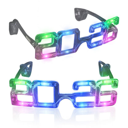 2026 Happy New Year Light Up Party Glasses by ForeverGifts's Studio