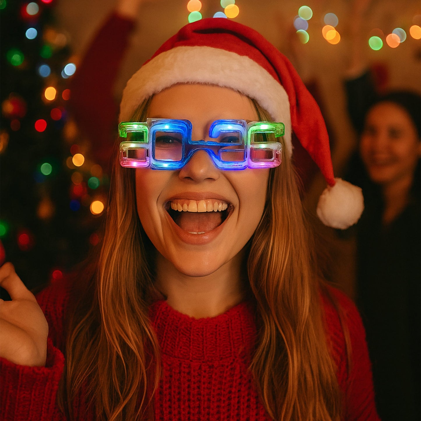 2026 Happy New Year Light Up Party Glasses by ForeverGifts's Studio