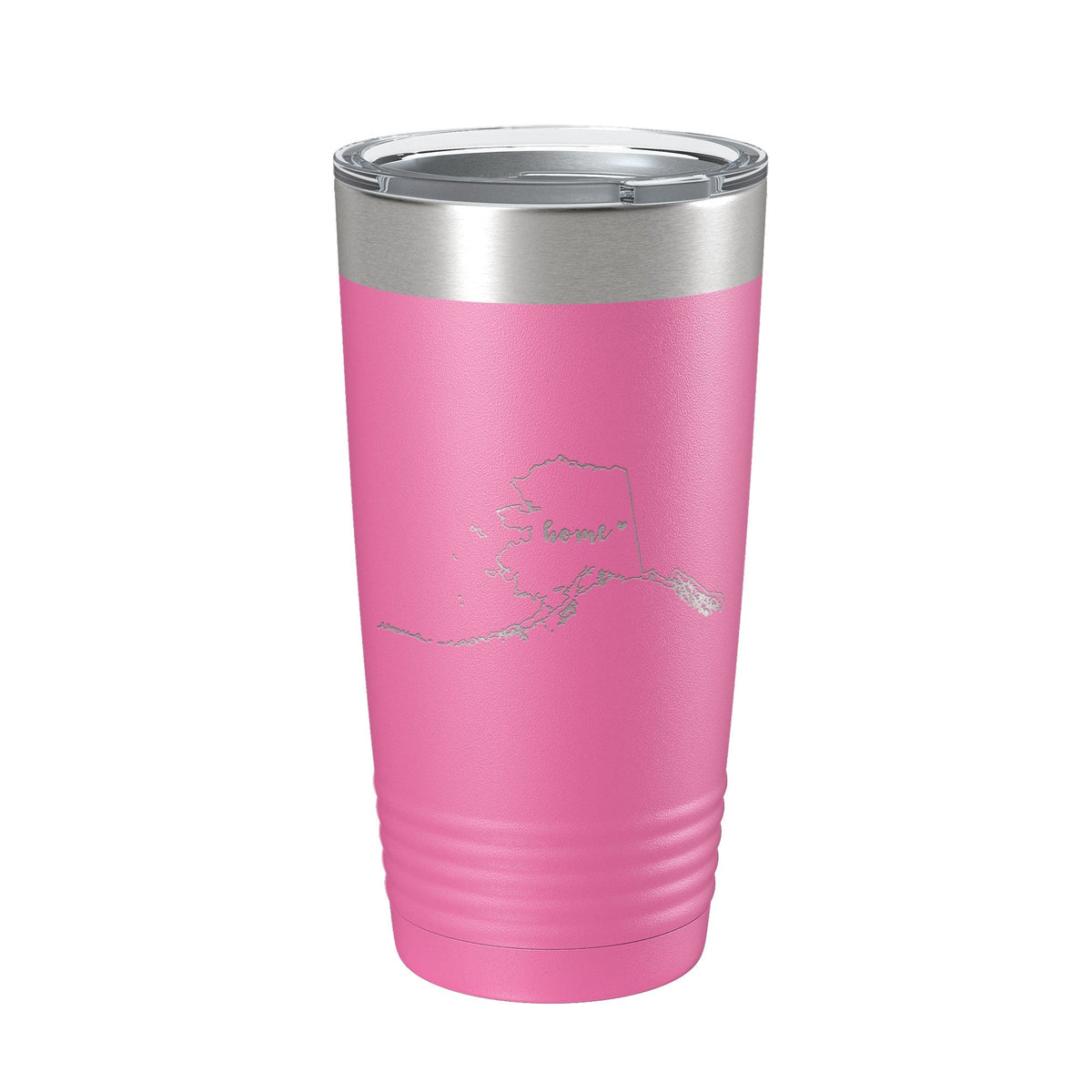Alaska Tumbler Home State Travel Mug Insulated Laser Engraved Map Coffee Cup 20 oz by CarveBright