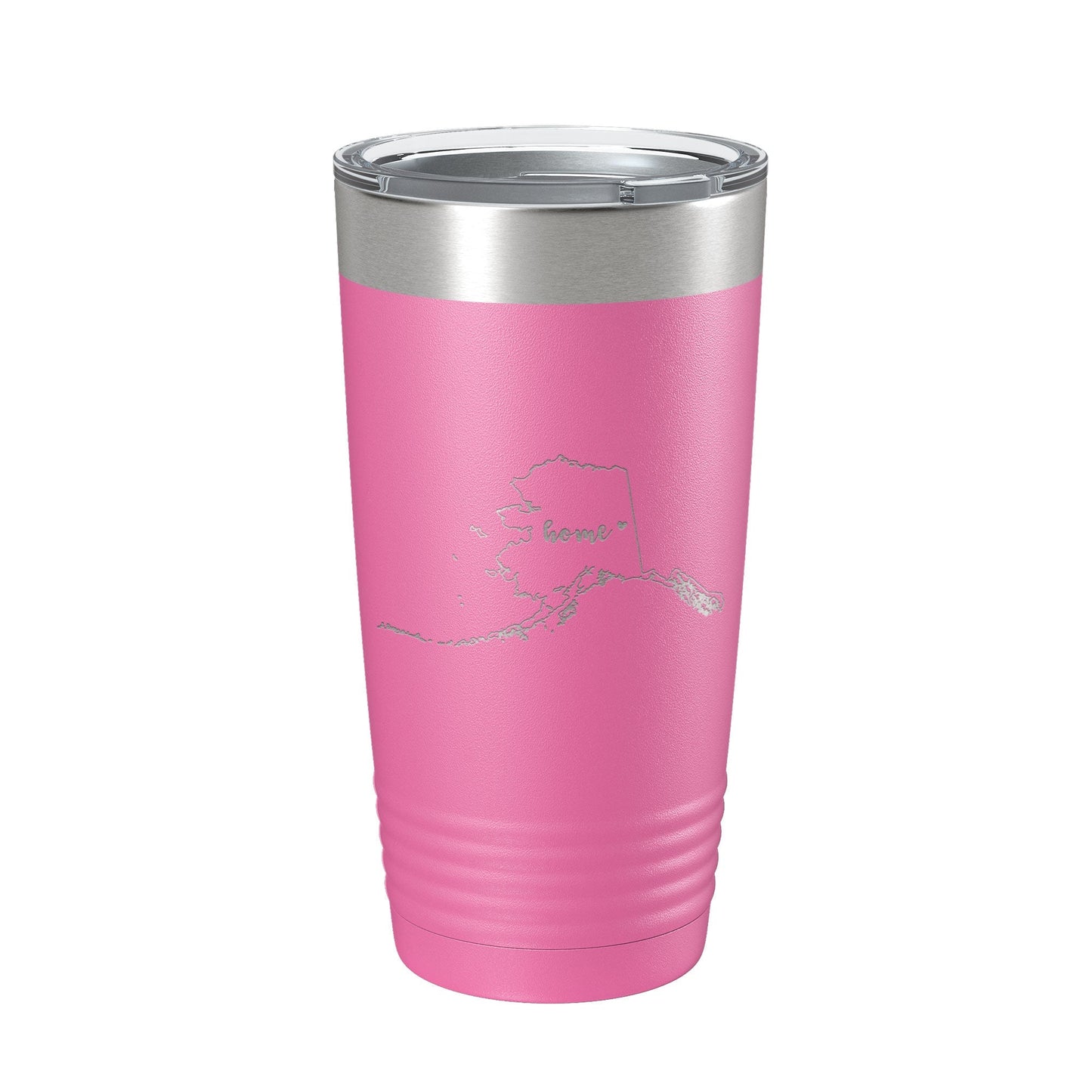 Alaska Tumbler Home State Travel Mug Insulated Laser Engraved Map Coffee Cup 20 oz by CarveBright