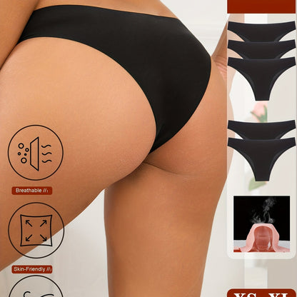Invisible Comfort Seamless Bikini Set (5-Pack) – Breathable & Quick-Dry ForeverGifts Studio