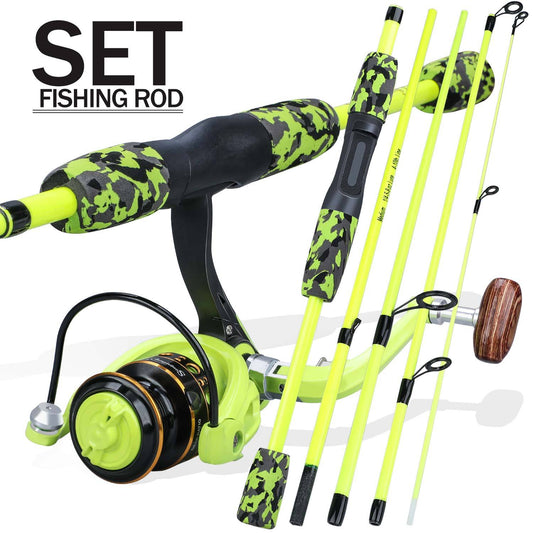 Sougayilang Fishing Rod Set Travel Fishing Combo ForeverGifts's Studio