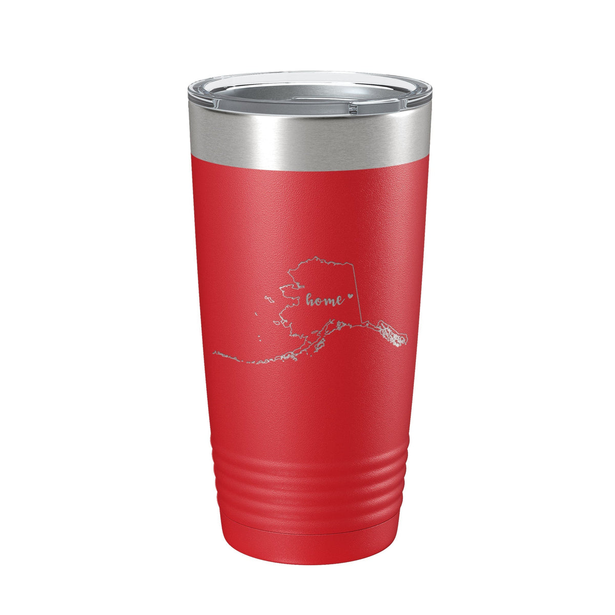 Alaska Tumbler Home State Travel Mug Insulated Laser Engraved Map Coffee Cup 20 oz by CarveBright