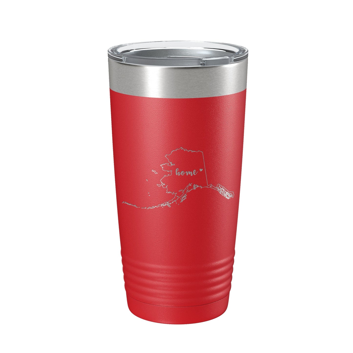 Alaska Tumbler Home State Travel Mug Insulated Laser Engraved Map Coffee Cup 20 oz by CarveBright