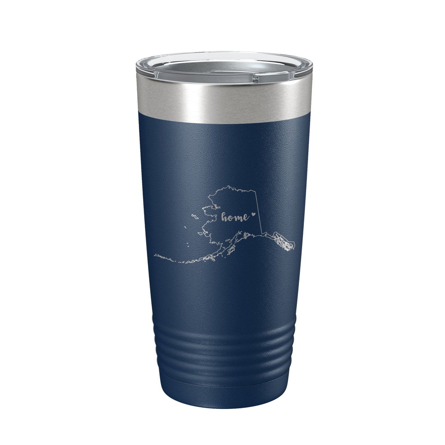 Alaska Tumbler Home State Travel Mug Insulated Laser Engraved Map Coffee Cup 20 oz by CarveBright