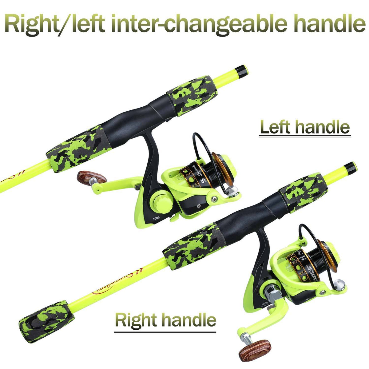 Sougayilang Fishing Rod Set Travel Fishing Combo ForeverGifts's Studio