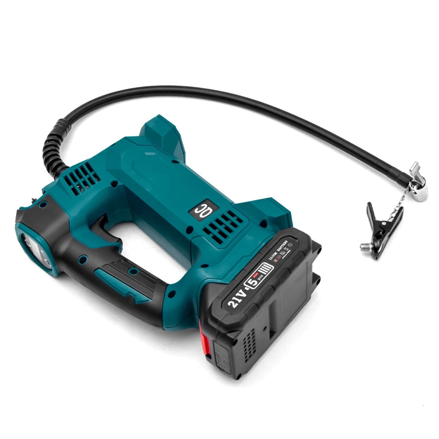 Cordless Portable Tyre Inflator Pump With Battery Charger Suitable For Makita 18V Battery by MAXCOOL