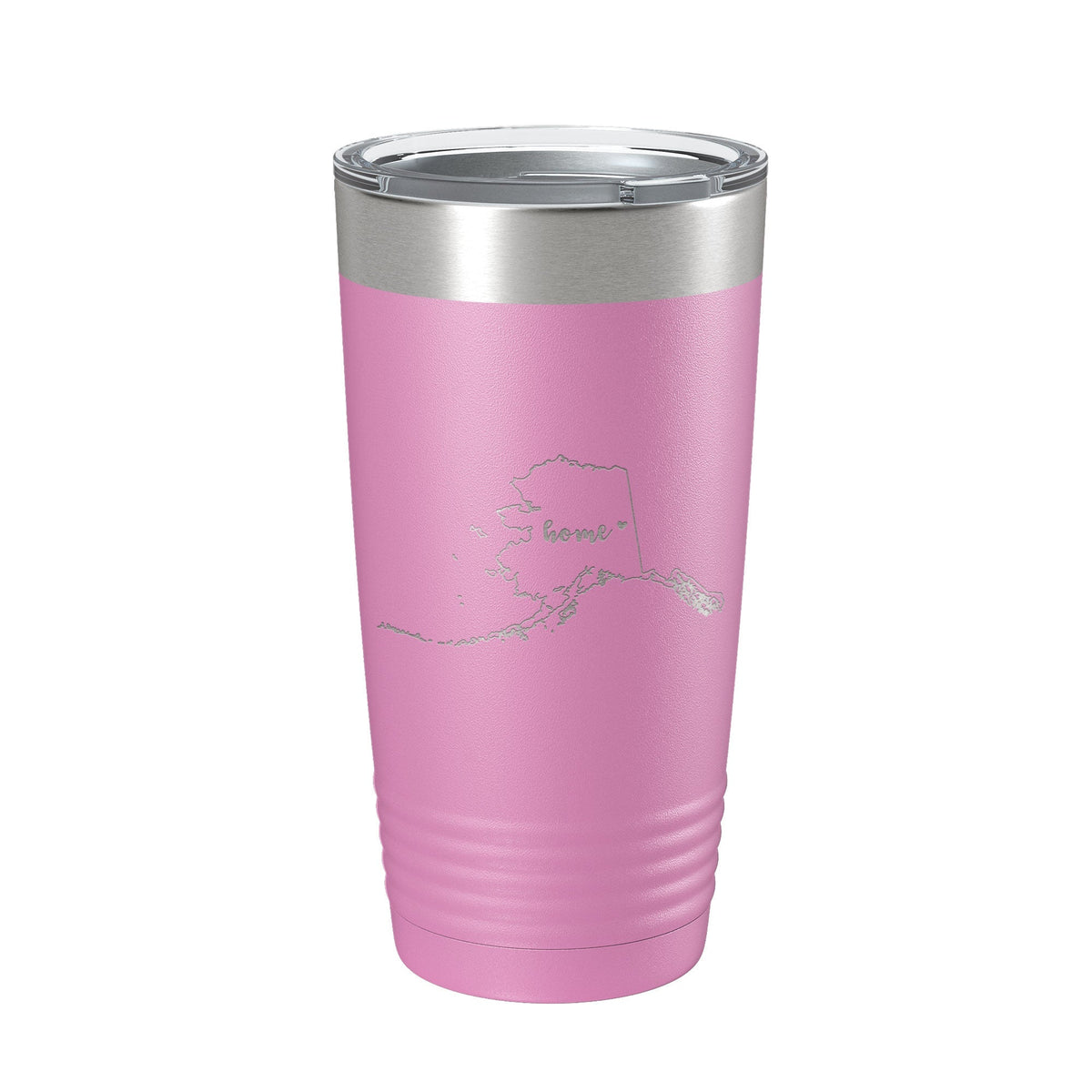 Alaska Tumbler Home State Travel Mug Insulated Laser Engraved Map Coffee Cup 20 oz by CarveBright
