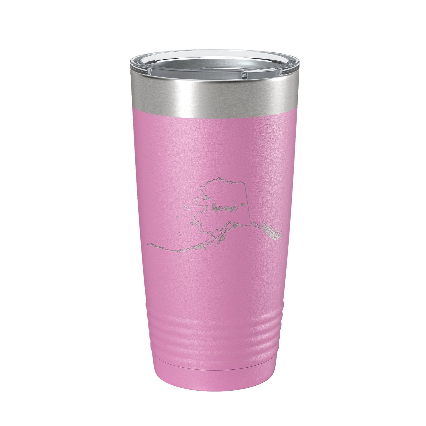 Alaska Tumbler Home State Travel Mug Insulated Laser Engraved Map Coffee Cup 20 oz by CarveBright