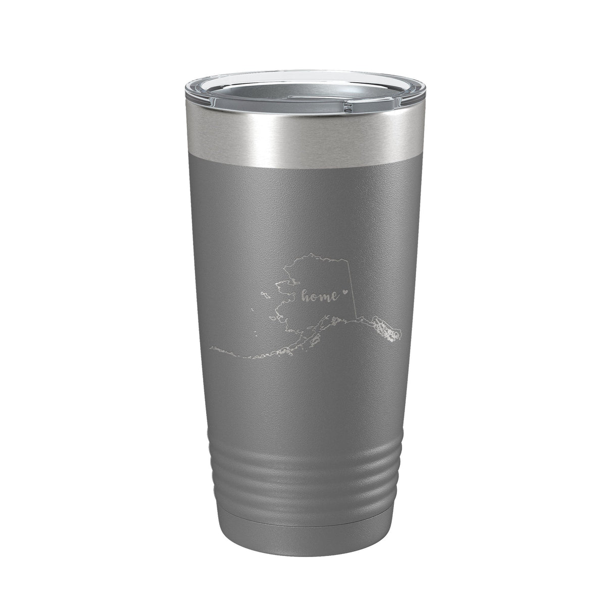 Alaska Tumbler Home State Travel Mug Insulated Laser Engraved Map Coffee Cup 20 oz by CarveBright