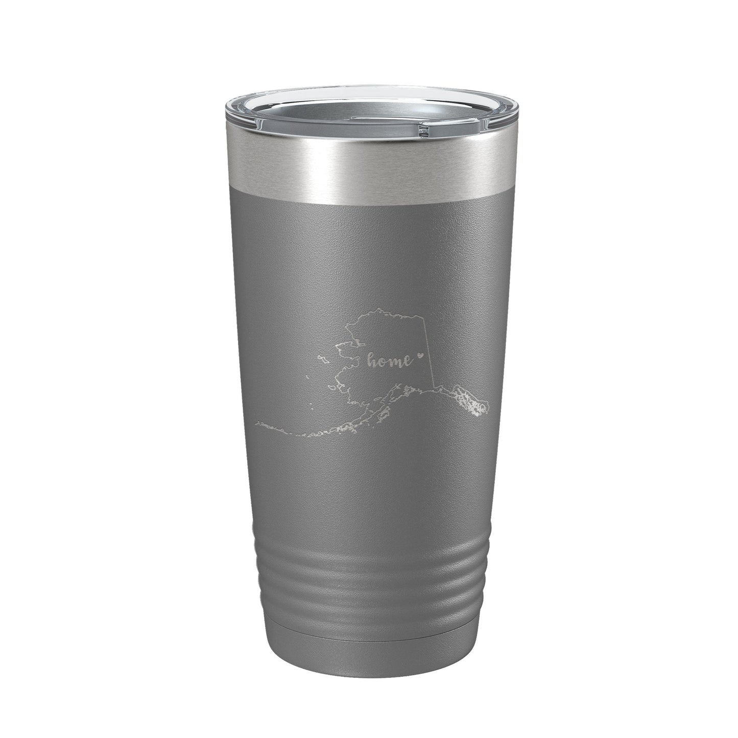 Alaska Tumbler Home State Travel Mug Insulated Laser Engraved Map Coffee Cup 20 oz by CarveBright