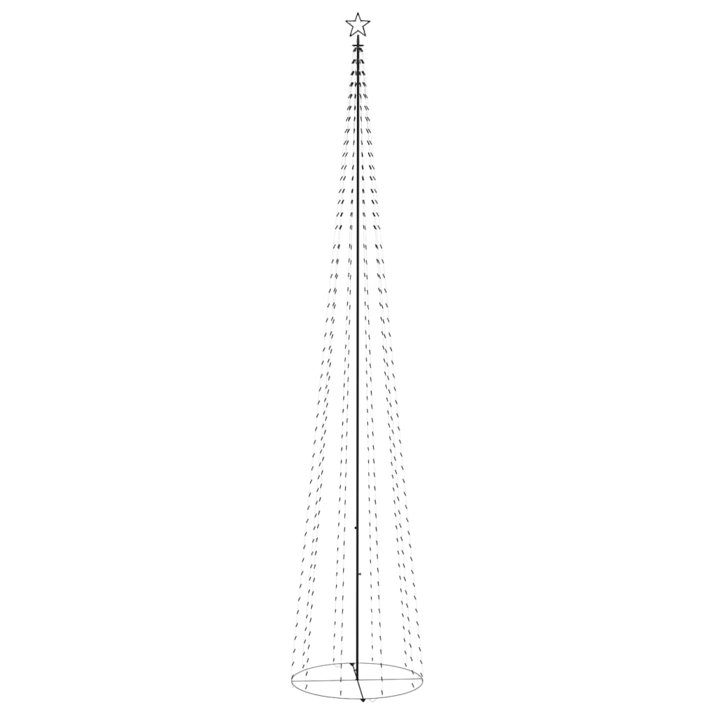 Christmas Cone Tree Decoration Artificial Christmas Tree with LEDs by VidaXL