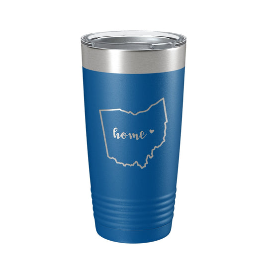 Ohio Tumbler Home State Travel Mug Insulated Laser Engraved Map Coffee Cup 20 oz by CarveBright
