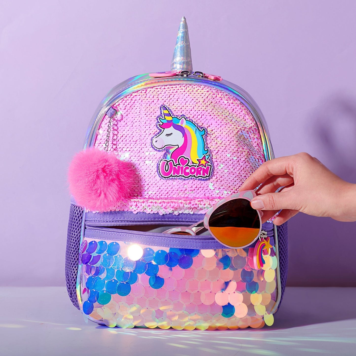 Unicorn Sequin Backpack by SUNVENO