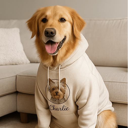 Pet Portrait Hoodie custom cat