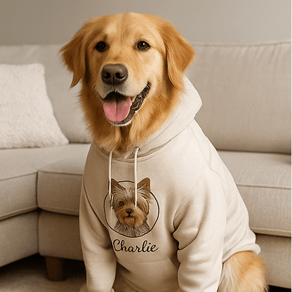 Pet Portrait Hoodie custom cat