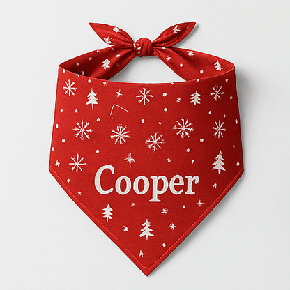 Holiday Custom Dog Bandana ForeverGifts's Studio