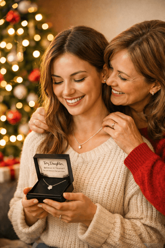 To My Daughter – Believe in Yourself Necklace | Inspirational Gift From Mom or Dad EonJewelery
