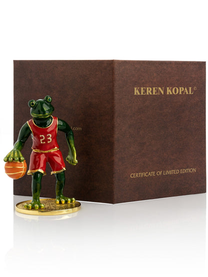 Frog Playing Basketball Keren Kopal