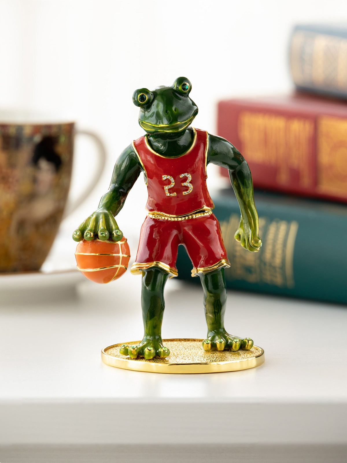 Frog Playing Basketball Keren Kopal