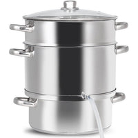 11 Quart Stainless Steel Steamer / Fruit Vegetable Juicer by HomePacific