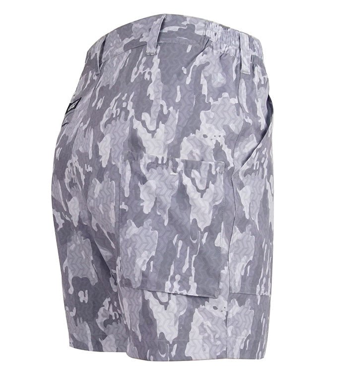 Mens Geo Camo Beer Can Island Lightweight 360 Degree Stretch Fishing Short - ForeverGifts's Studio