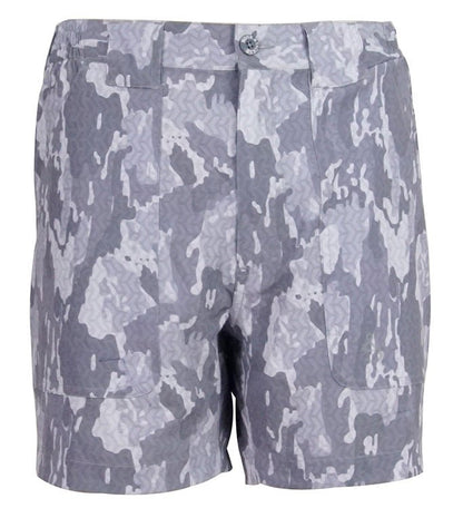 Mens Geo Camo Beer Can Island Lightweight 360 Degree Stretch Fishing Short - ForeverGifts's Studio