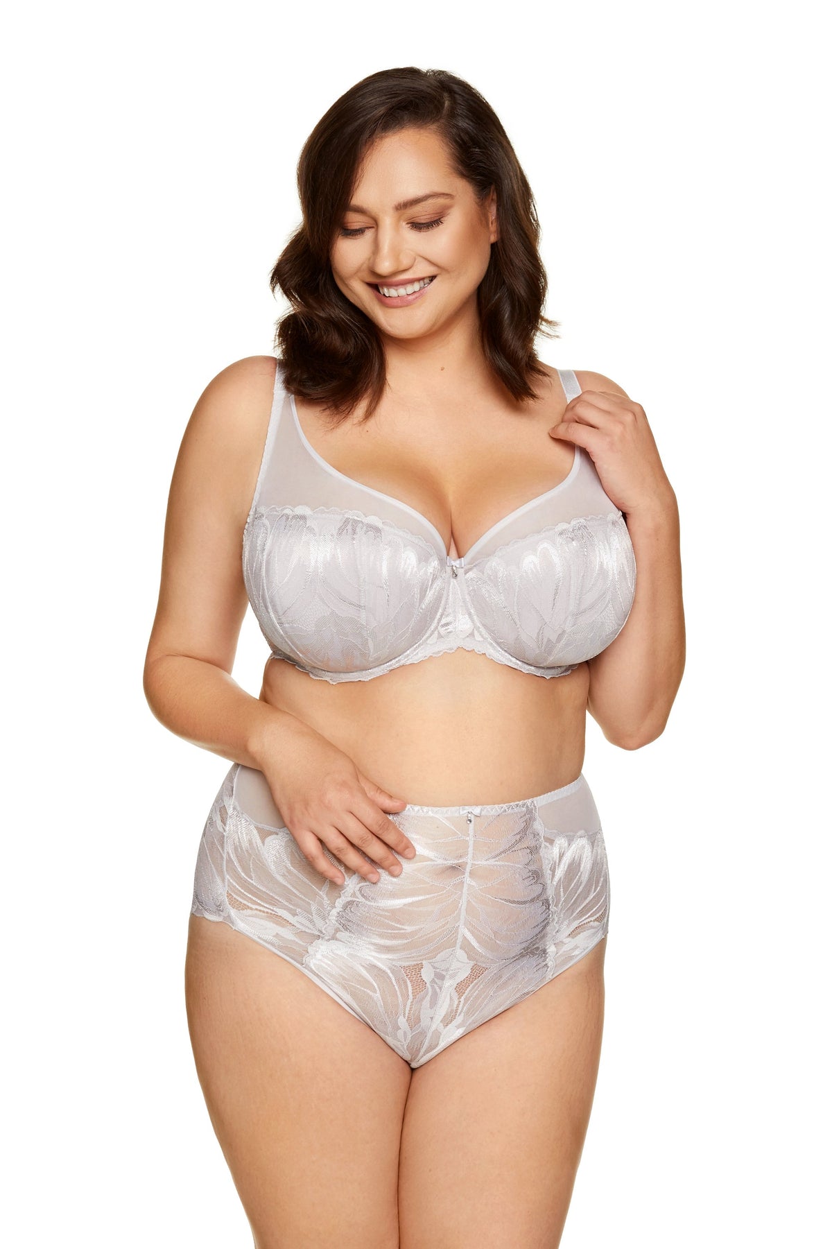 High Waist Lace Brief Panty Gorteks Moon by Gorteks Lingerie