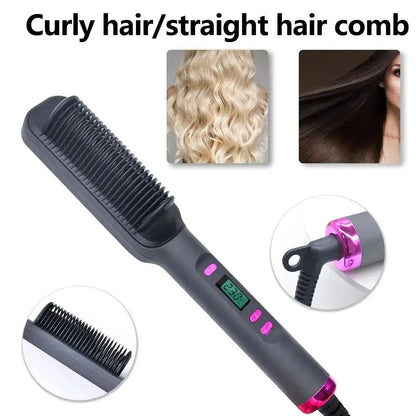 Sleek & Shine Straightening Comb™ by ForeverGifts's Studio