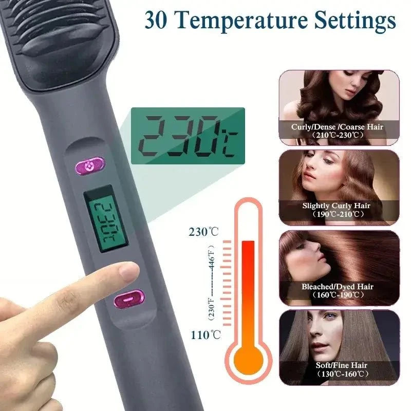 Sleek & Shine Straightening Comb™ by ForeverGifts's Studio