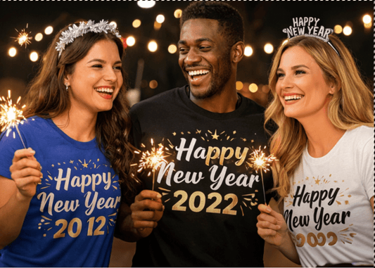 Happy New Year Celebration **Unisex T-Shirt** – Ring In The New Year ForeverGifts Studio
