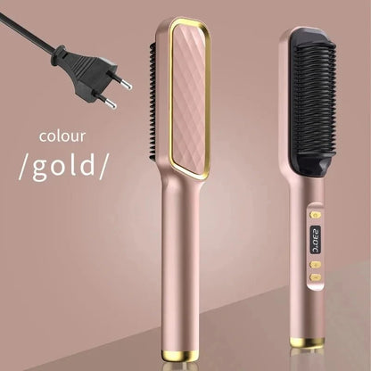 Sleek & Shine Straightening Comb™ by ForeverGifts's Studio