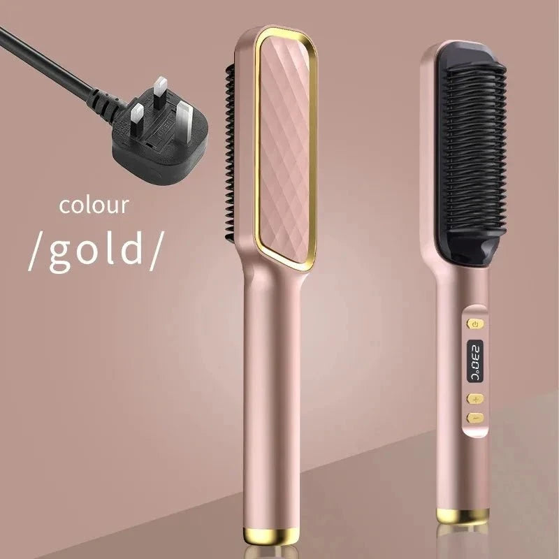 Sleek & Shine Straightening Comb™ by ForeverGifts's Studio