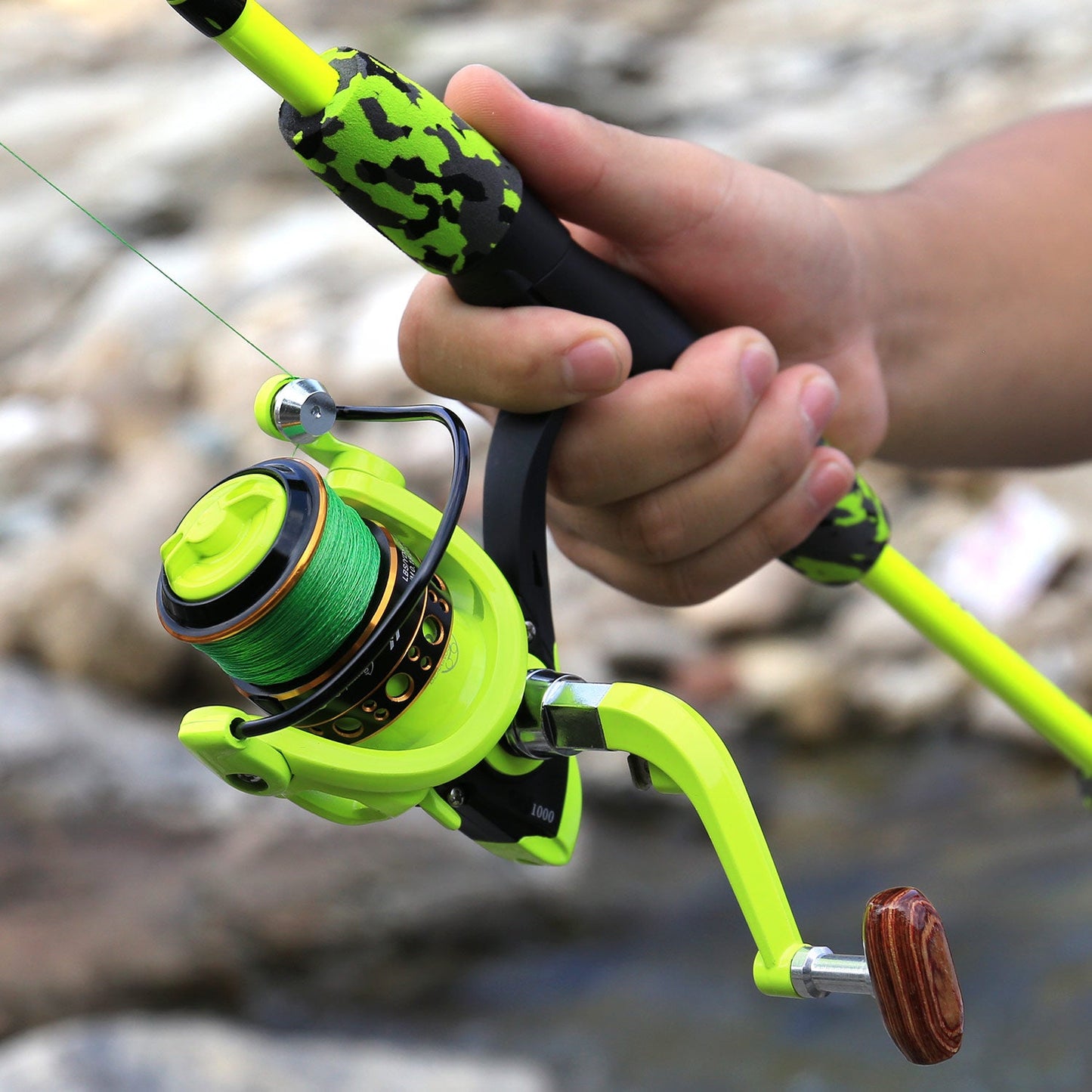 Sougayilang Fishing Rod Set Travel Fishing Combo ForeverGifts's Studio