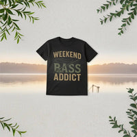 Weekend Bass Addict T-Shirt – Vintage Fishing Tee -Unisex - ForeverGifts's Studio