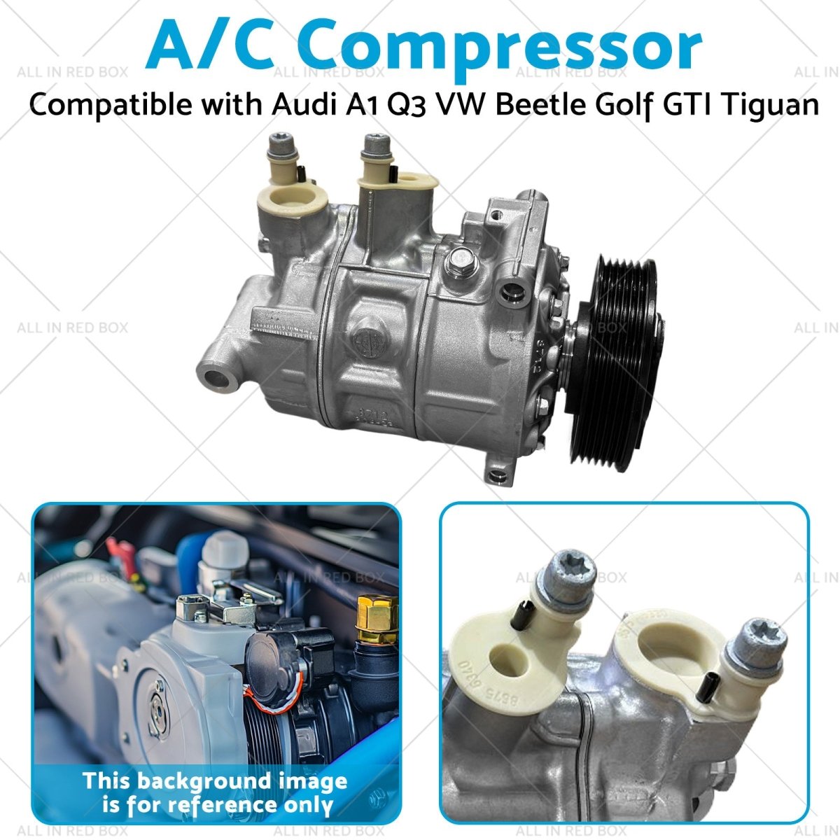 A or C Compressor Suitable for Audi A1 Q3 VW Beetle Golf GTI Tiguan 5Q0820803Q Kaka Auto Parts