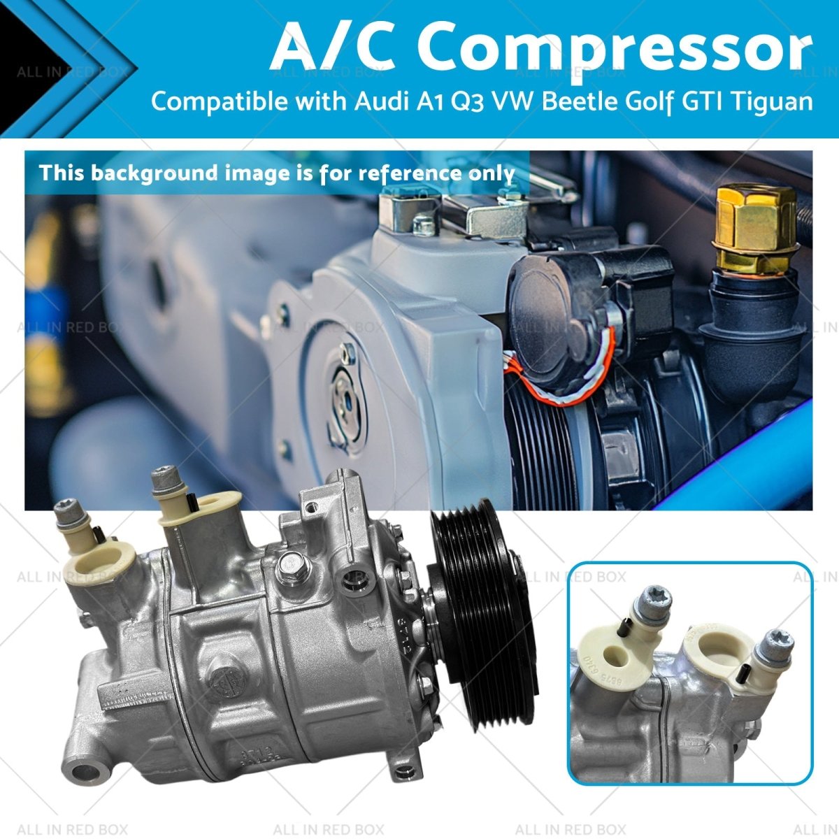 A or C Compressor Suitable for Audi A1 Q3 VW Beetle Golf GTI Tiguan 5Q0820803Q Kaka Auto Parts