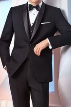 London Black Tuxedo Jacket | Premium Stretch Blend, Modern Fit Tux-USA