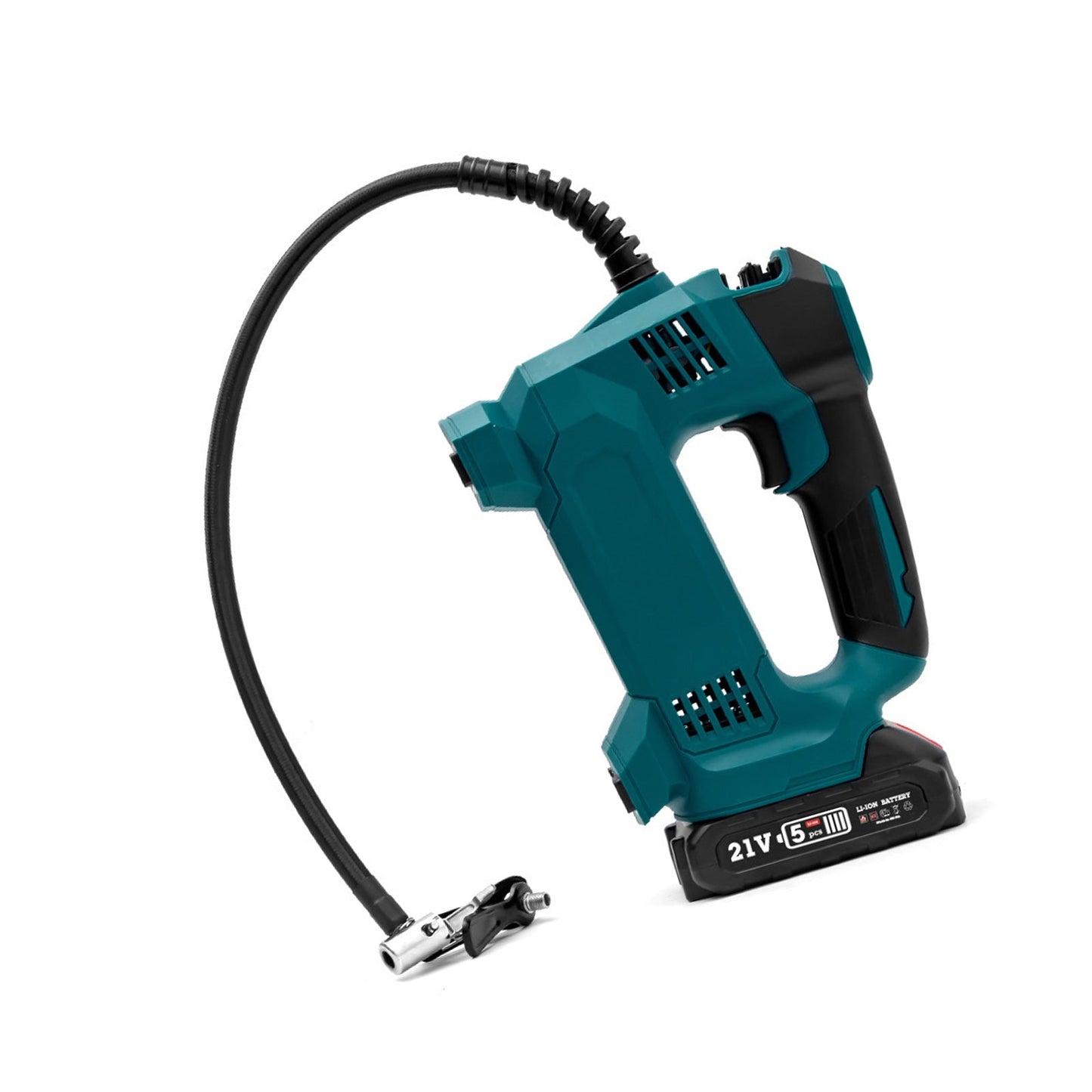 Cordless Portable Tyre Inflator Pump With Battery Charger Suitable For Makita 18V Battery by MAXCOOL
