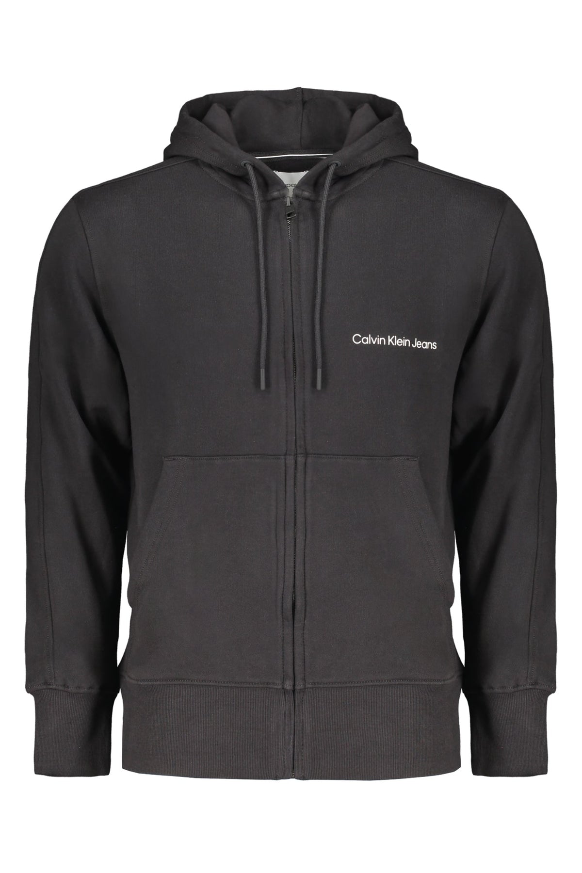 CALVIN KLEIN MEN'S BLACK ZIP SWEATSHIRT CALVIN KLEIN