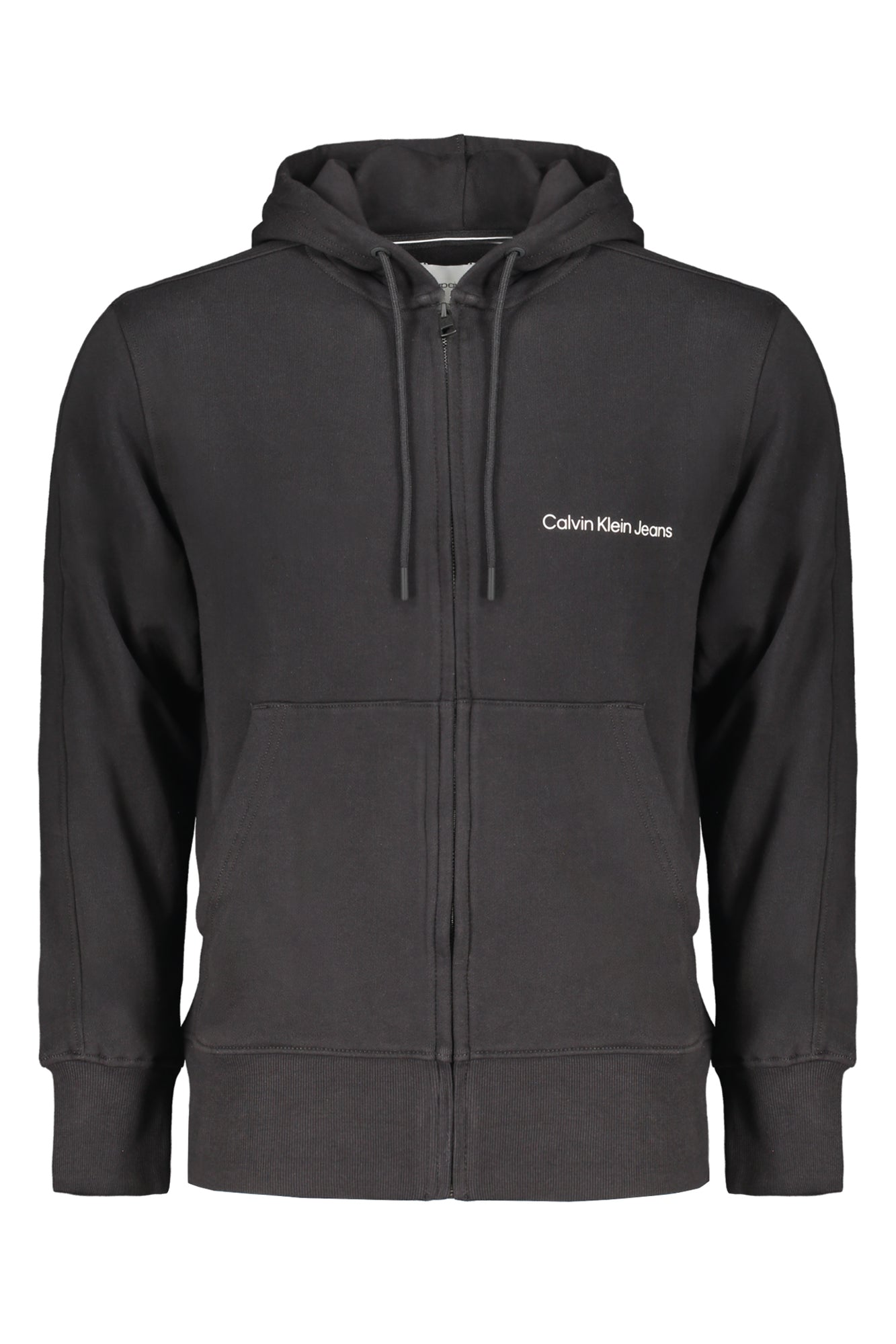 CALVIN KLEIN MEN'S BLACK ZIP SWEATSHIRT CALVIN KLEIN